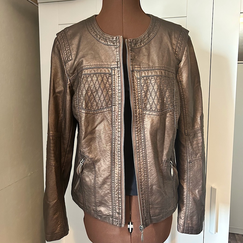 Metallic Brown Women's Jacket